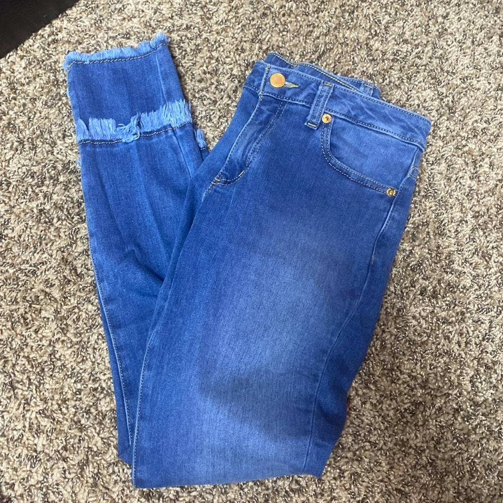 Michael Kors blue skinny jeans